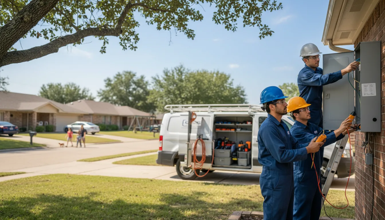Certified electrician providing emergency electrical services in New Memphis, IL